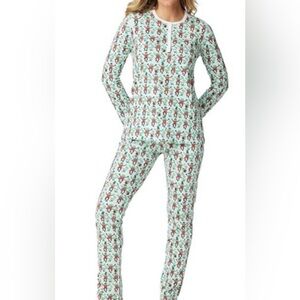 Roller Rabbit- Holiday Monkey PJS- Size XS